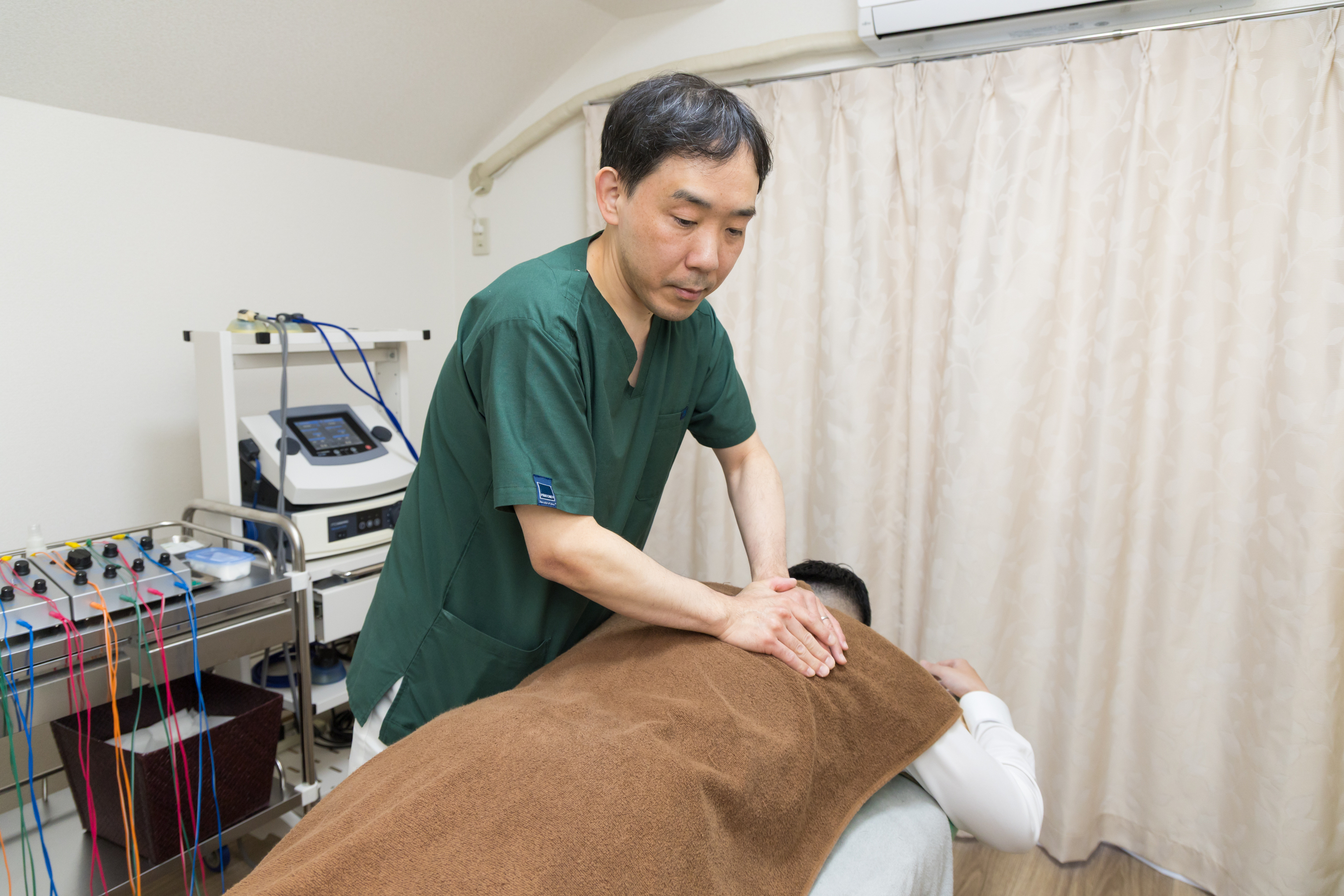 身体のことを理解した資格保有者が施術