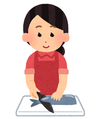 練馬区、中村橋・富士見台、サヤン鍼灸院・接骨院ブログ、魚をさばく