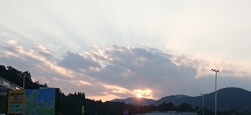 練馬区、中村橋・富士見台、サヤン鍼灸院・接骨院ブログ、京丹波、味夢の里の夕暮れ