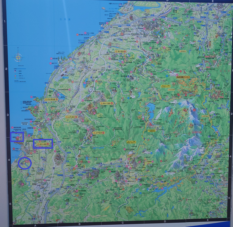 練馬区、中村橋・富士見台、サヤン鍼灸院・接骨院ブログ、あわら温泉周辺地図