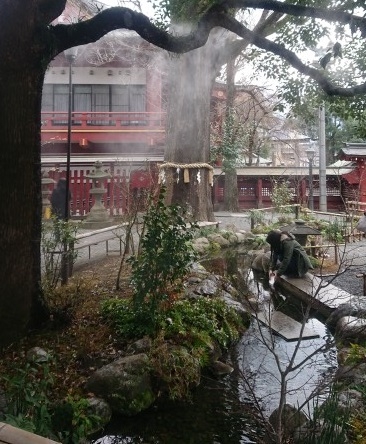 練馬区、中村橋・富士見台、サヤン鍼灸院・接骨院ブログ、秩父神社・水占いの池